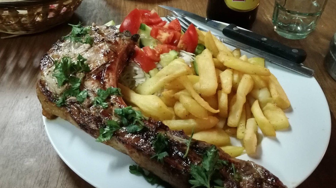 Halloumi with Cypriot Sausage