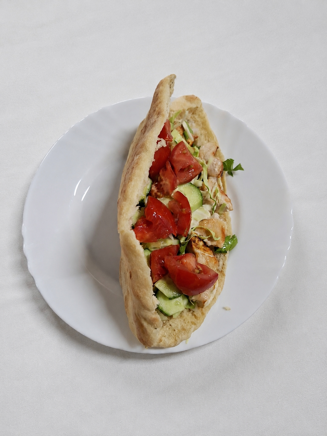 Chicken in Pitta